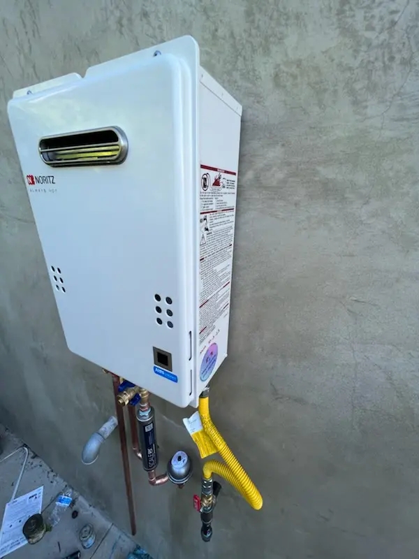Tankless water heater installation for Burrillville homes